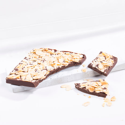 Dark Chocolate with Almond Flakes