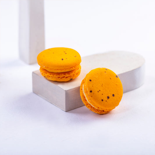 Passionfruit Mocha Macaroon